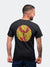 The Phoenix Rises Men's Mandala Design T-Shirt
