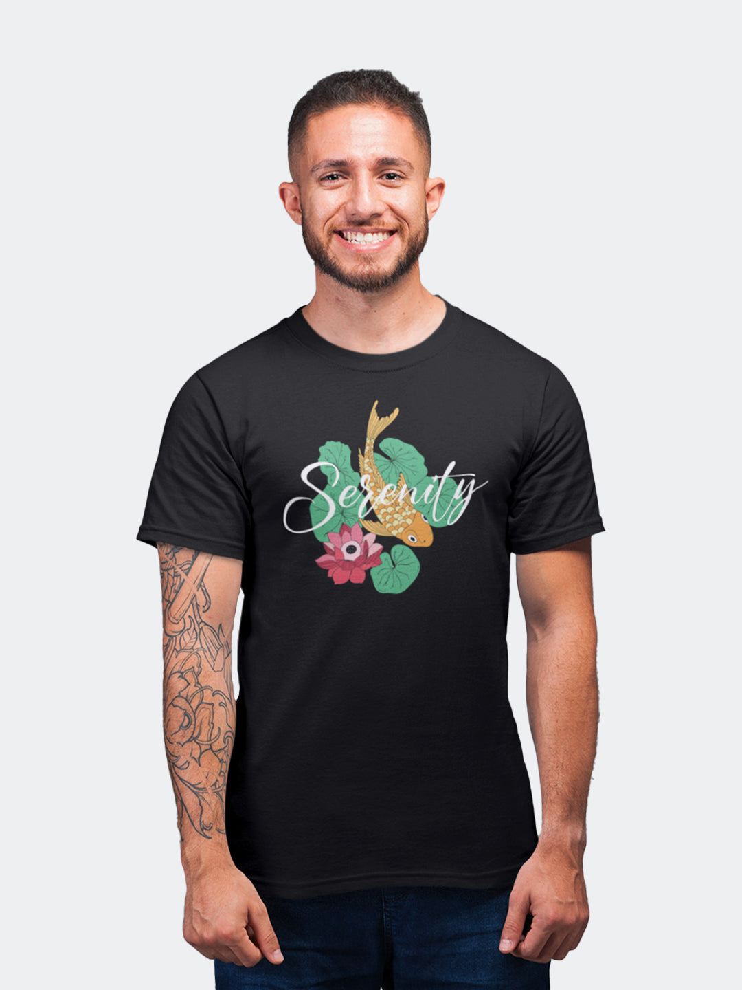 Serenity Men's Mandala Design T-Shirt