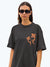 Go with the Flow Women's Mandala Design Oversized T-Shirt