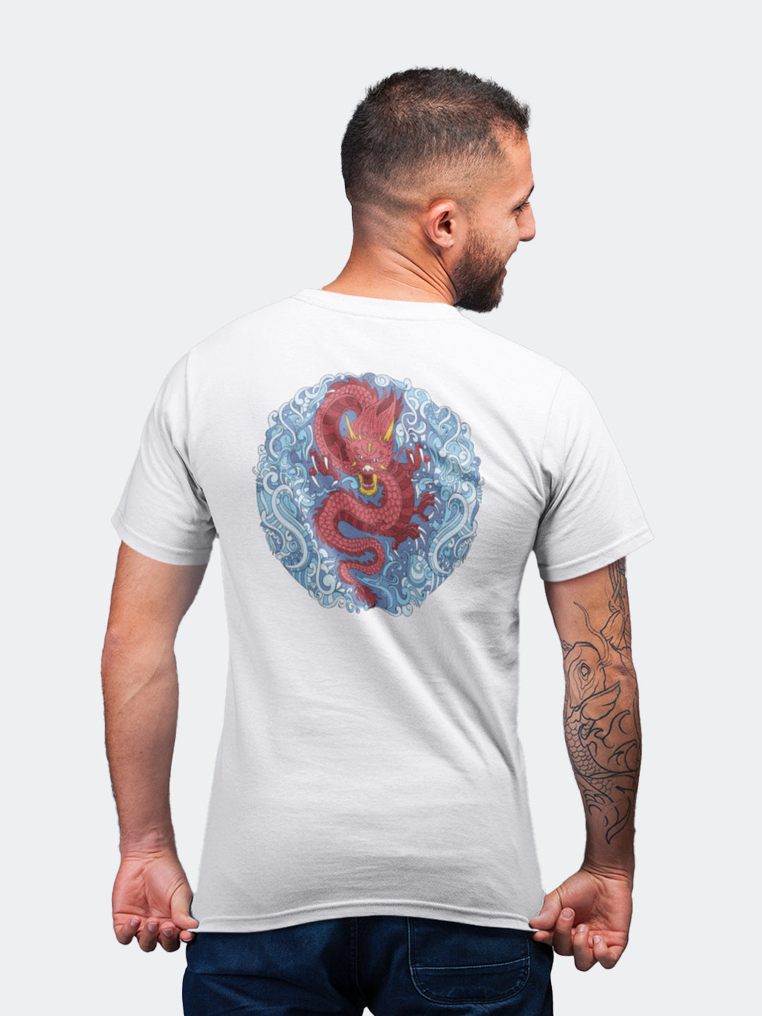 Warrior Men's Mandala Design T-Shirt