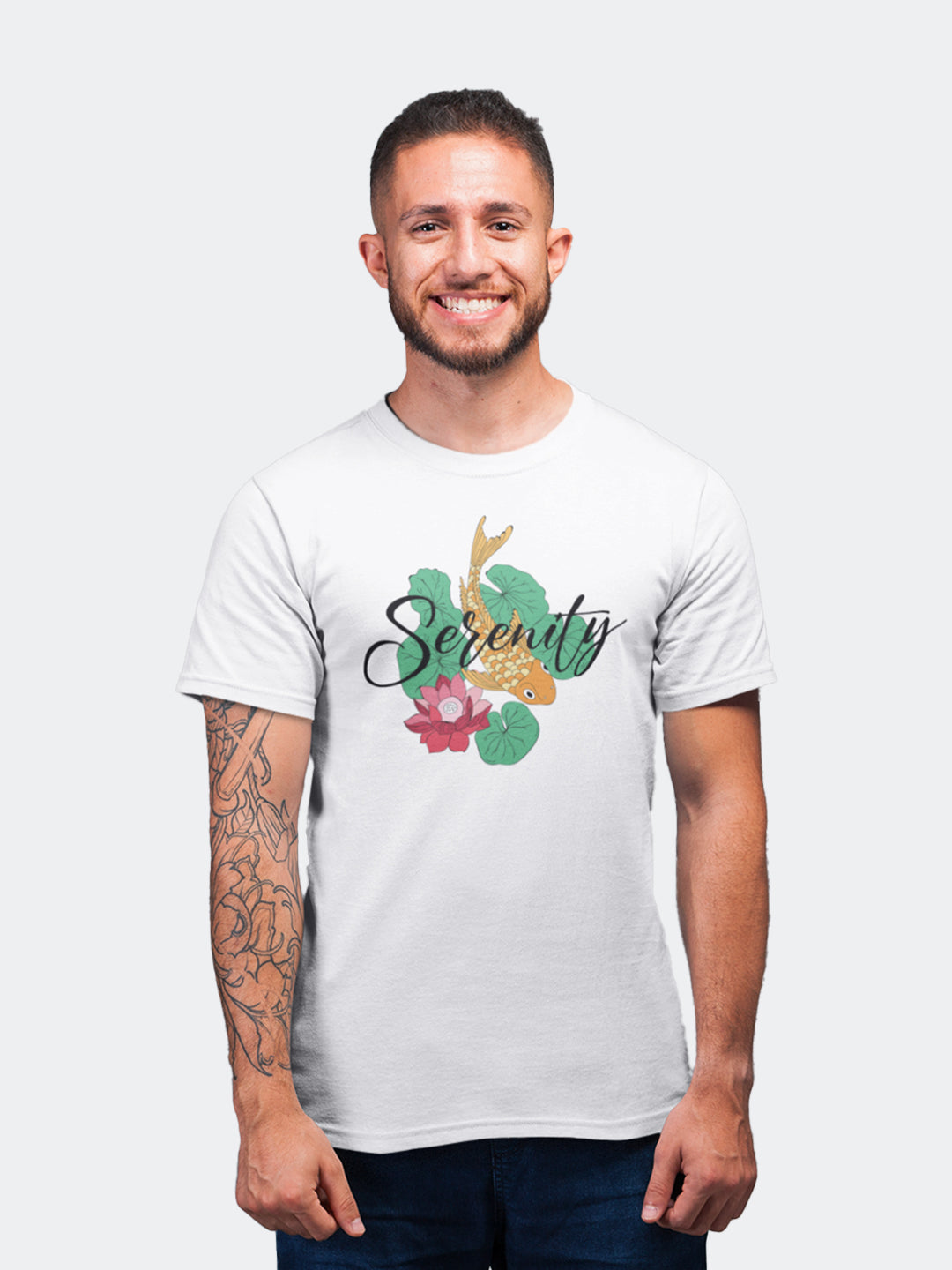 Serenity Men's Mandala Design T-Shirt