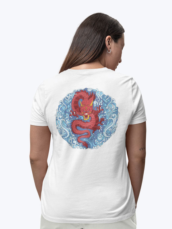 Warrior Women's Mandala Design T-Shirt
