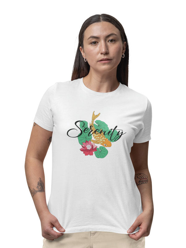 Serenity Women's Mandala Design T-Shirt