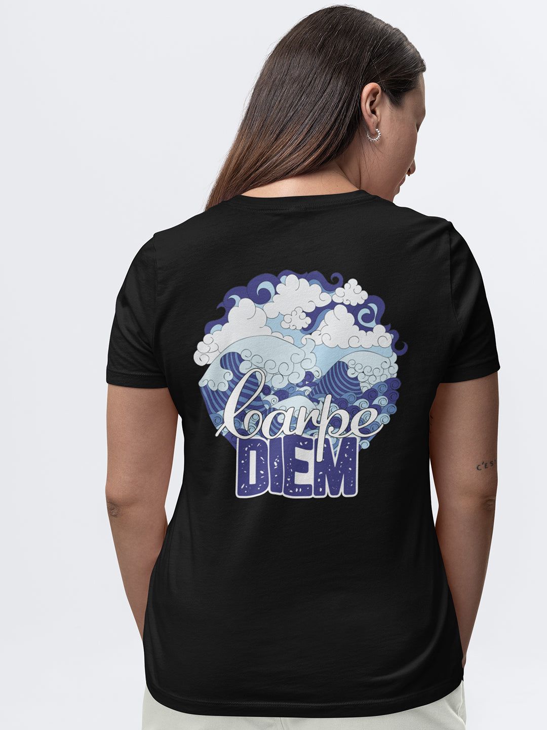 Carpe Diem Women&#39;s Mandala Design T-Shirt