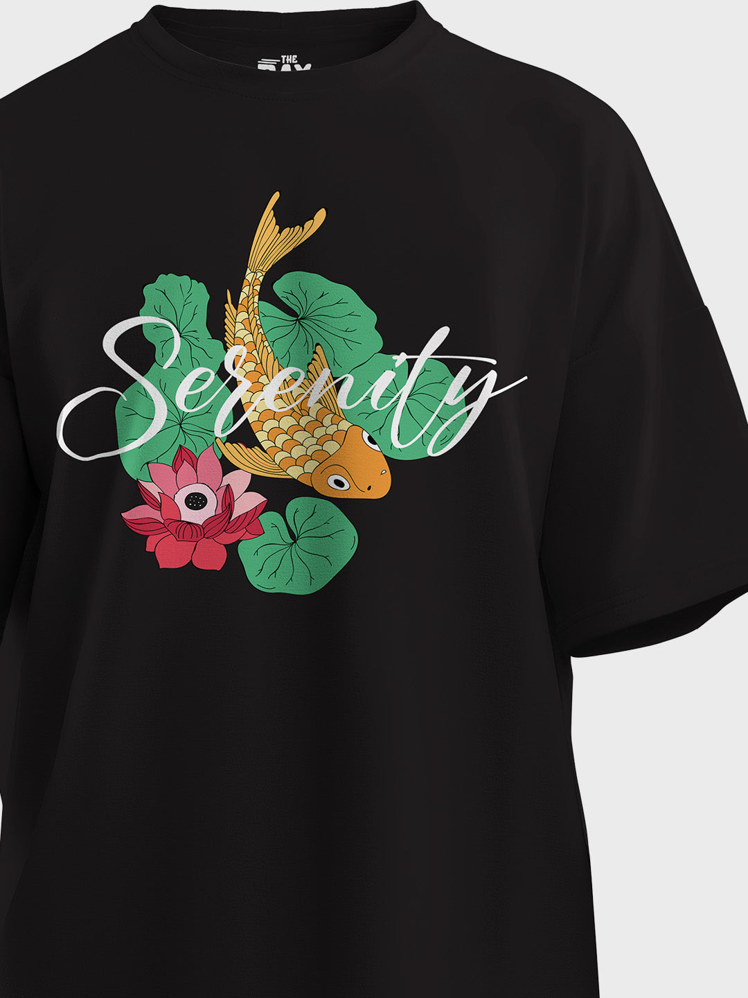 Serenity Men's Mandala Design Oversized T-Shirt