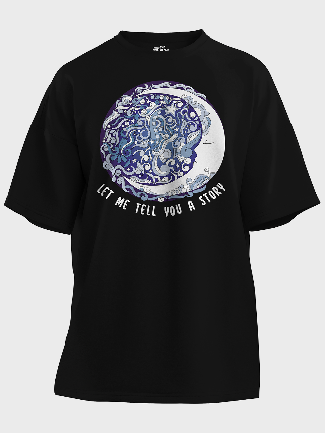 Let me tell you a story Men's Mandala Oversized T-Shirt