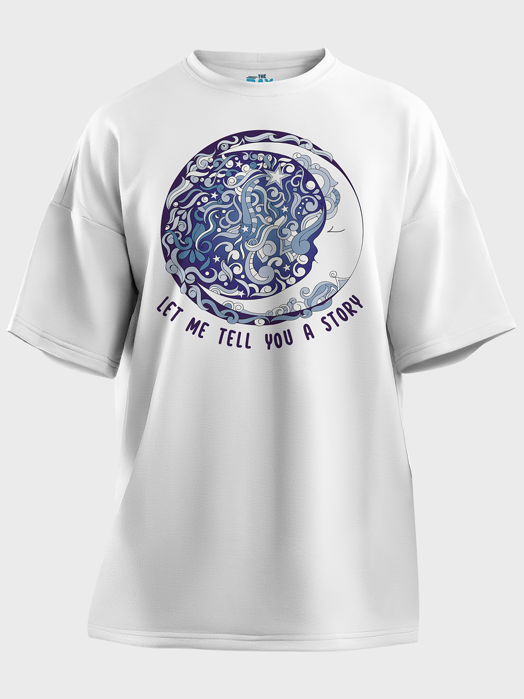 Let me tell you a story Women's Mandala Oversized T-Shirt