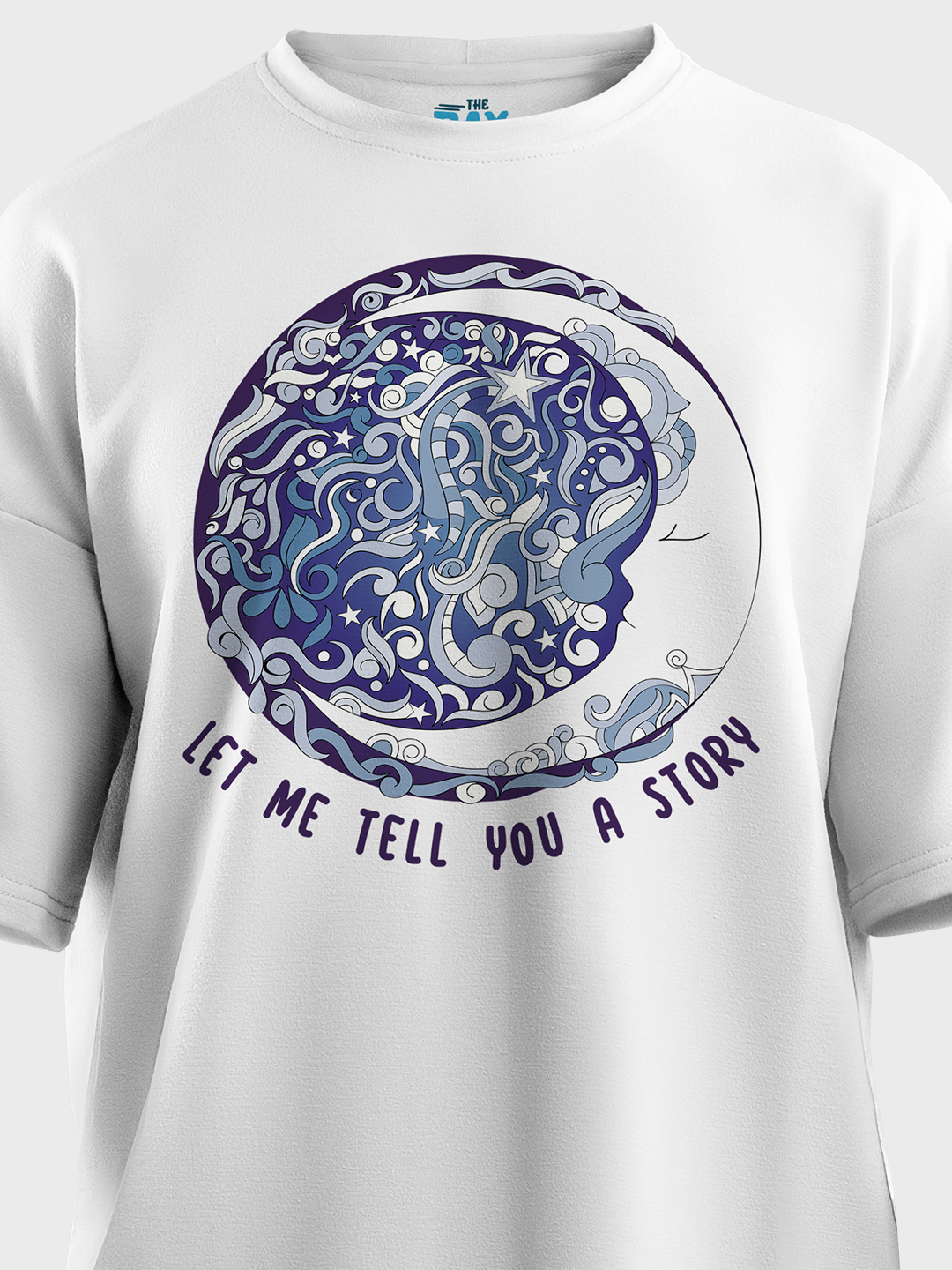 Let me tell you a story Women's Mandala Oversized T-Shirt