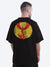 The Phoenix Rises Men's Mandala Design Oversized T-Shirt