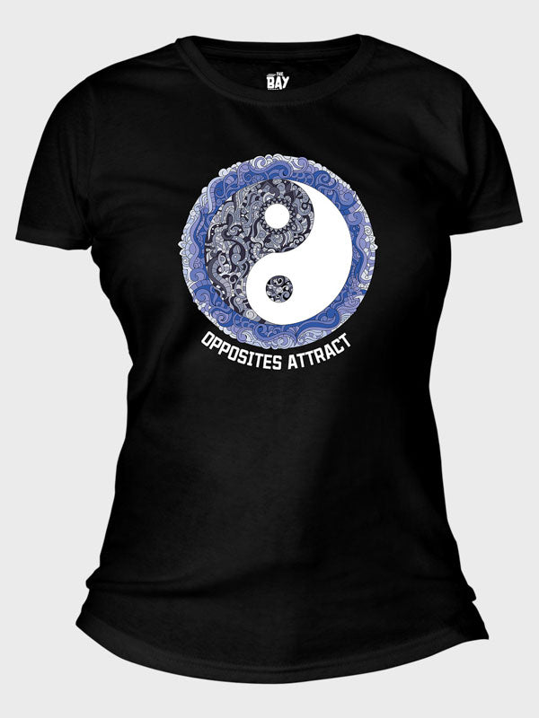 Opposite's Attract Women's Mandala Design T-Shirt