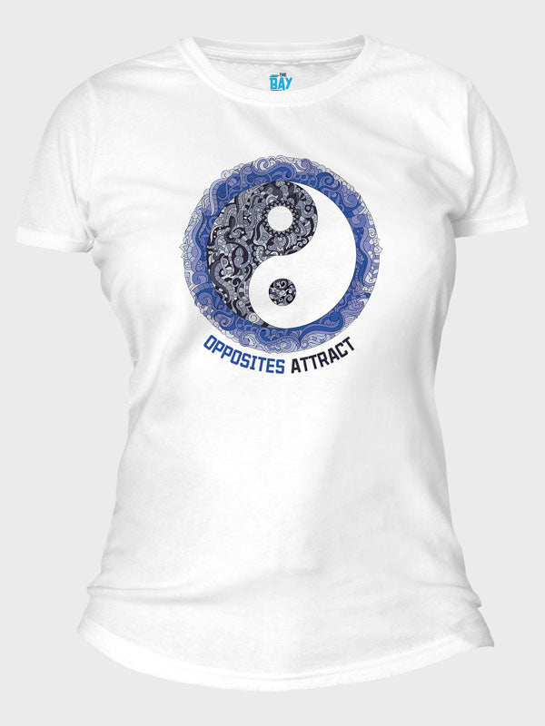 Opposite's Attract Women's Mandala Design T-Shirt