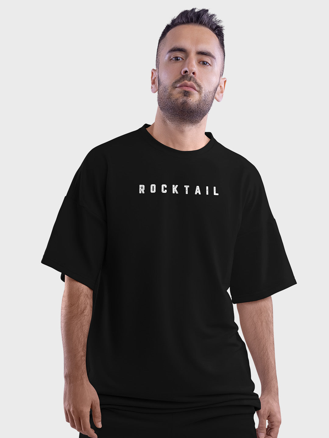 ROCKTAIL MEN'S DESIGN T-SHIRT OVERSIZED T-SHIRT