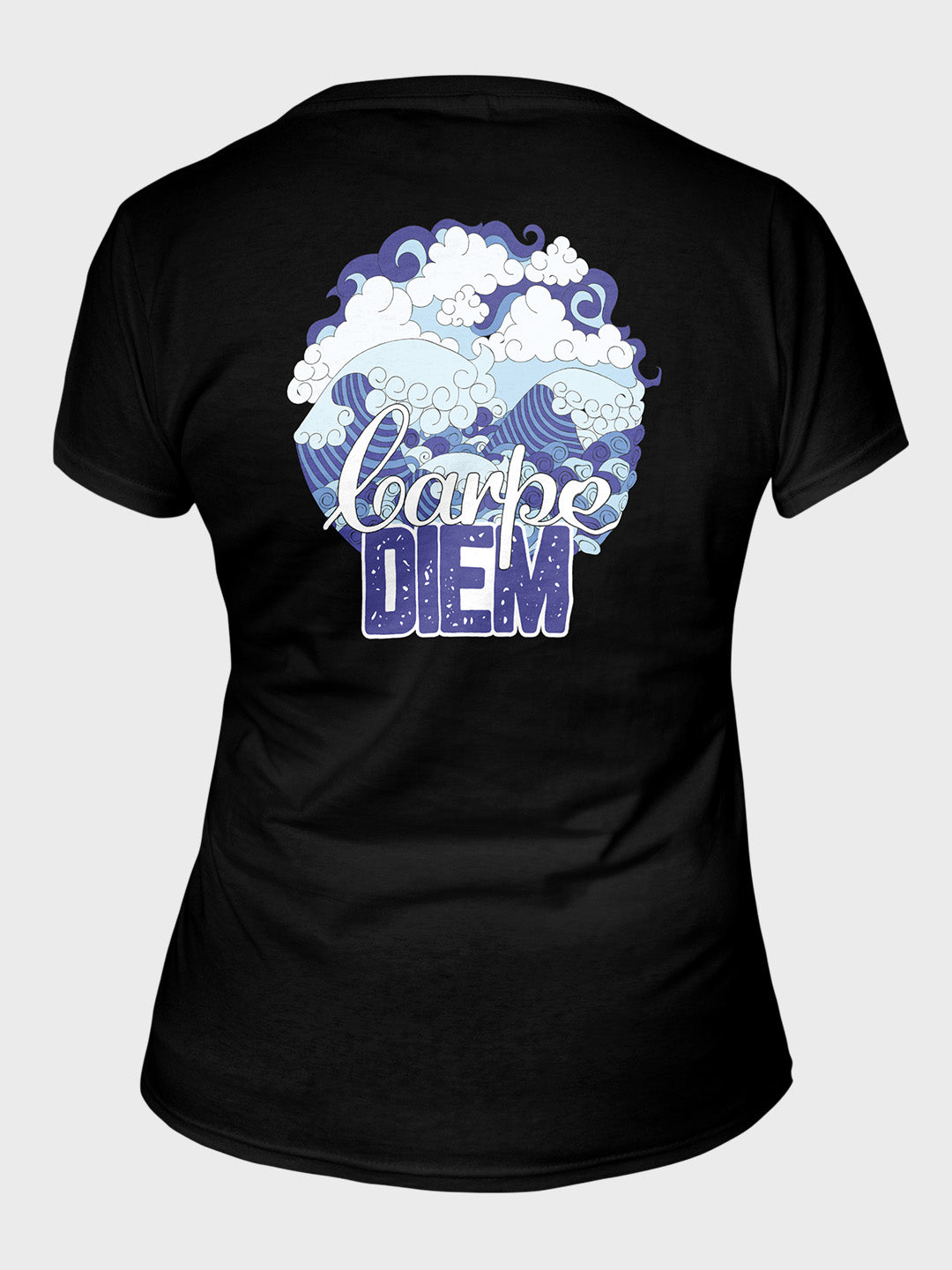 Carpe Diem Women's Mandala Design T-Shirt