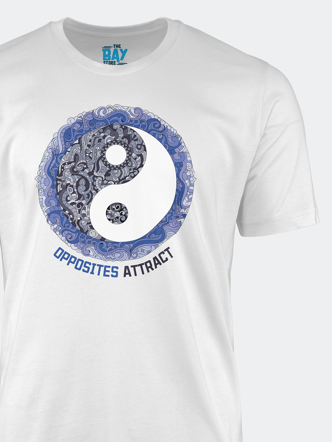 Opposite's Attract Men's Mandala Design T-Shirt