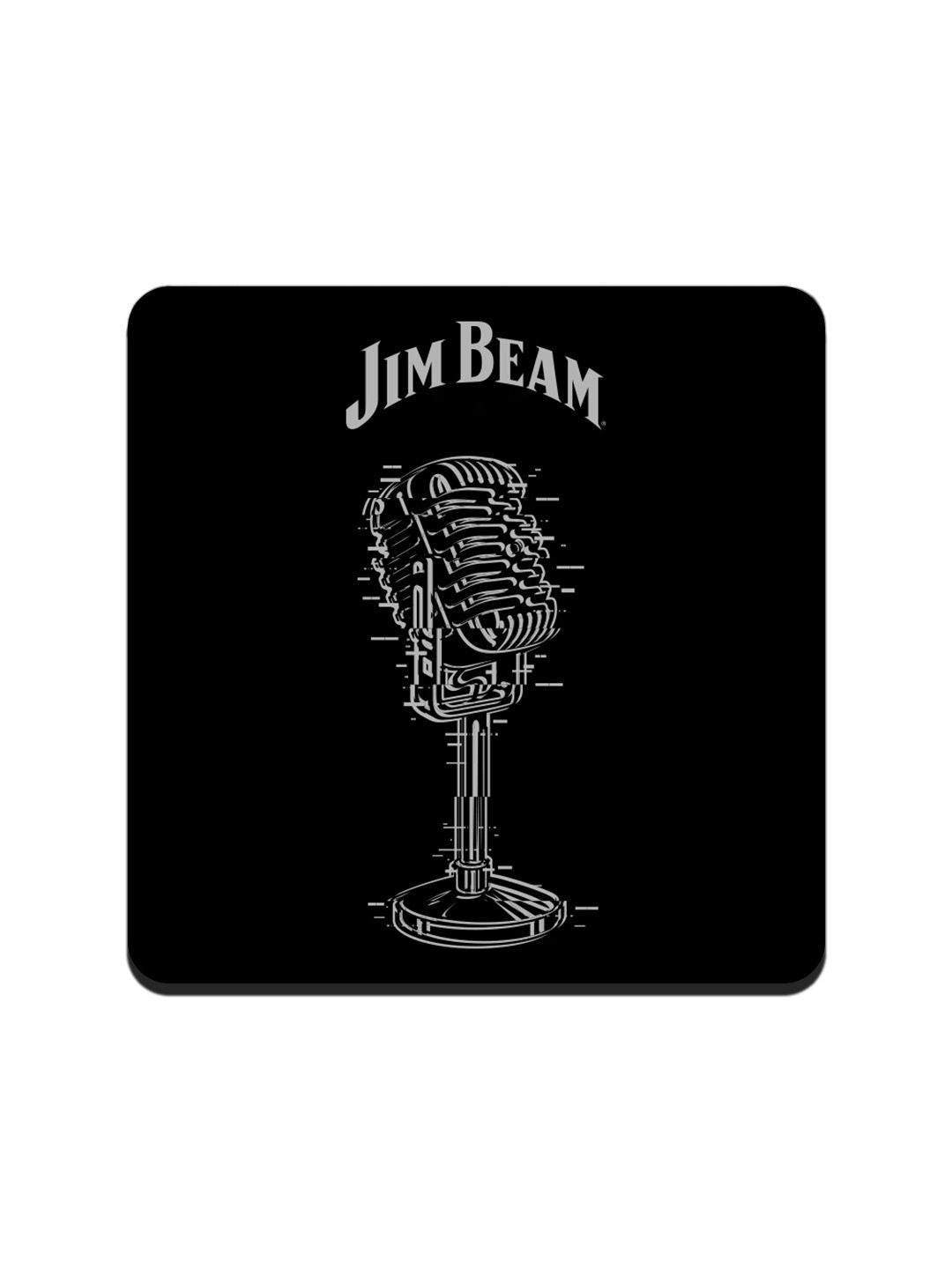Jim Beam Retro Mic - 10 X 10 (cm) Coasters -Celfie Design - India - www.superherotoystore.com
