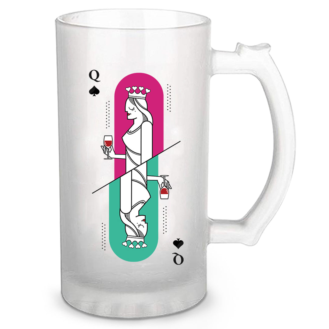 The Queen Cheers Beer Mug