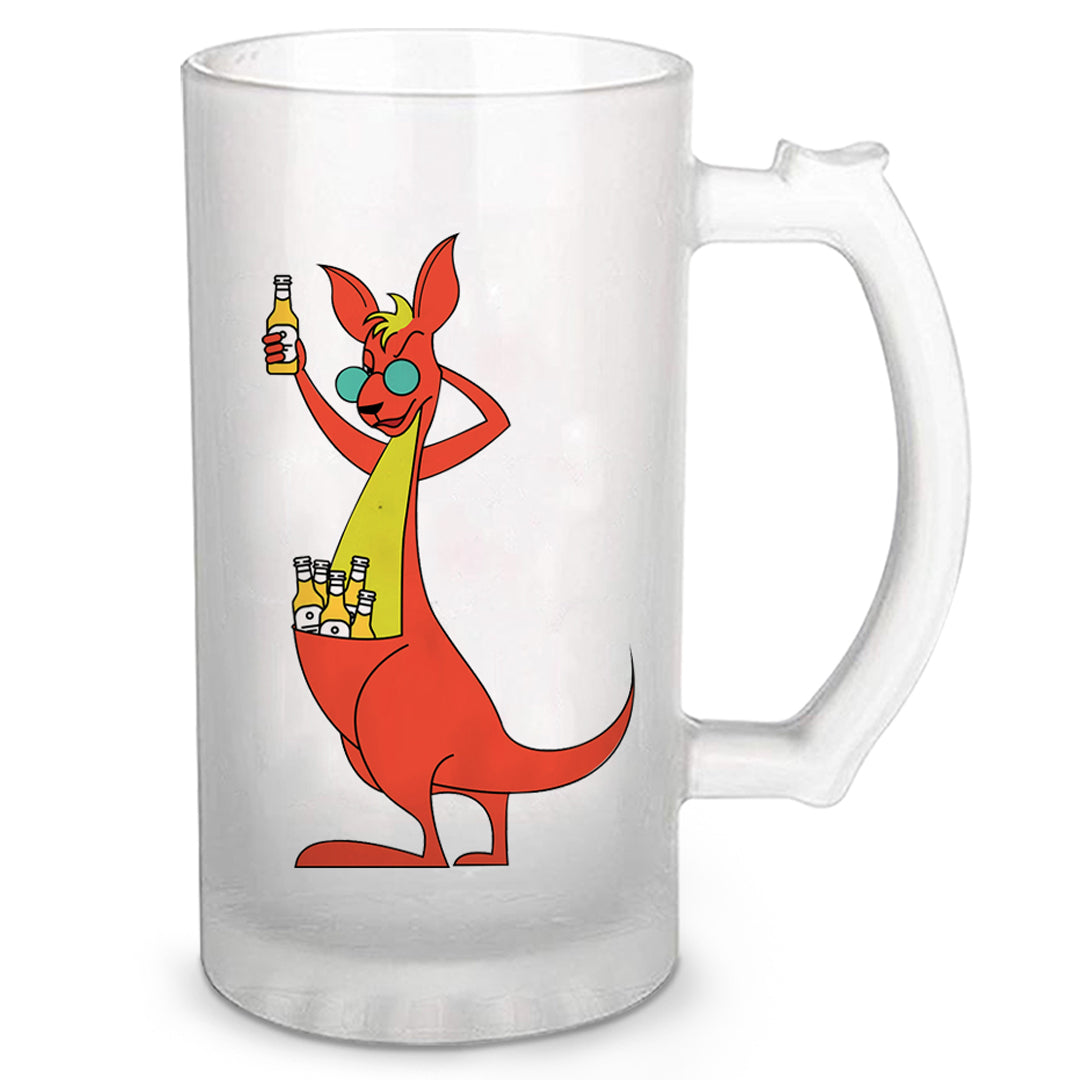 The Chilling Kangaroo Beer Mug
