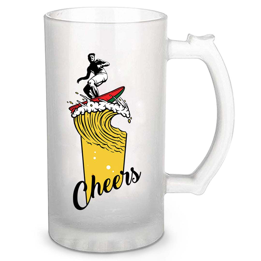 The Surfing Cheers Beer Mug