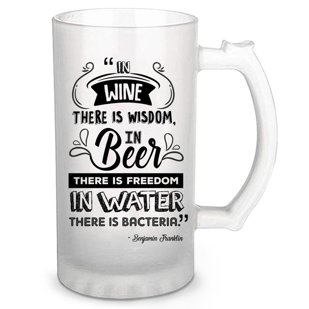The Wise Benjamin's Quote Beer Mug