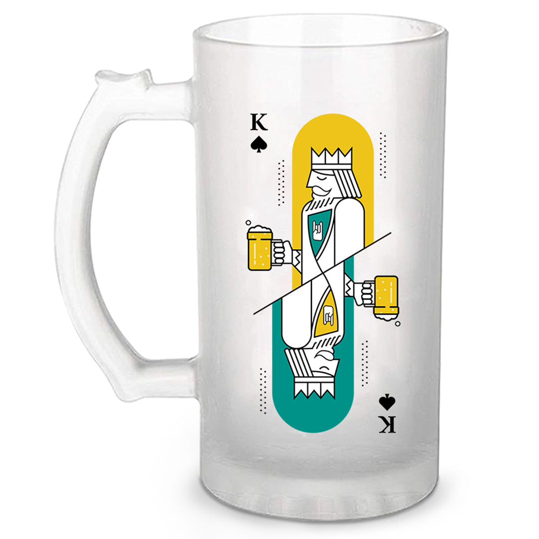 The King Cheers Beer Mug