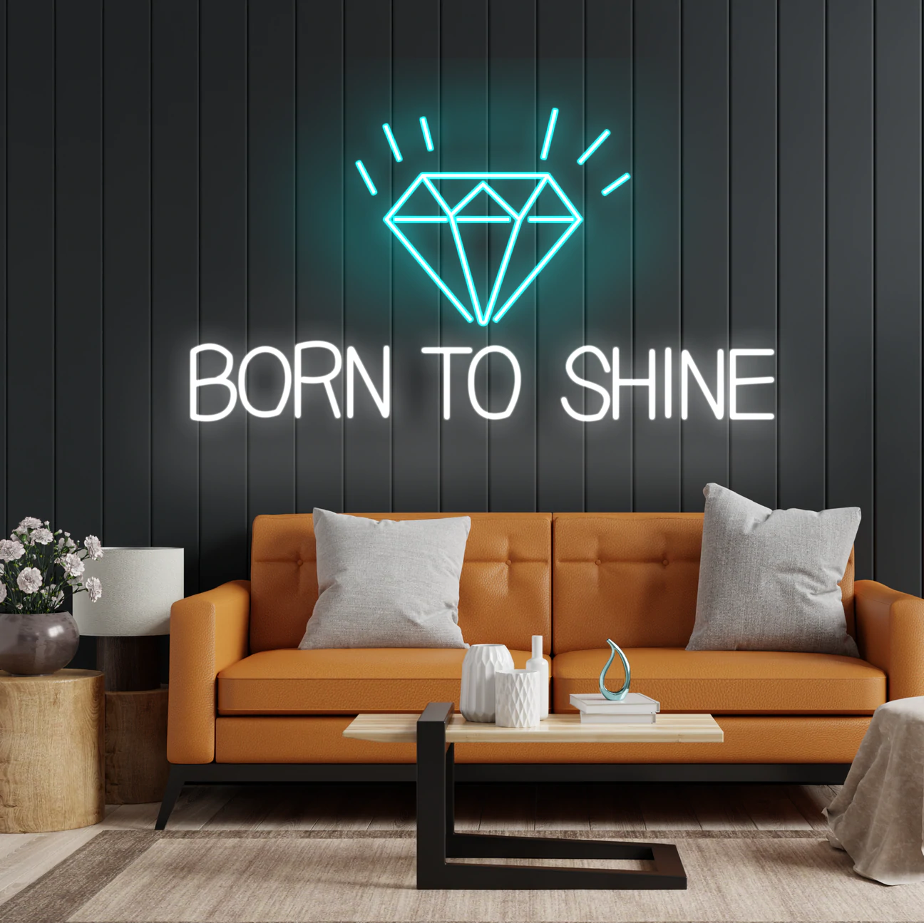 Born To Shine Neon Sign