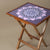 Plum Purple Rectangle Folding Table