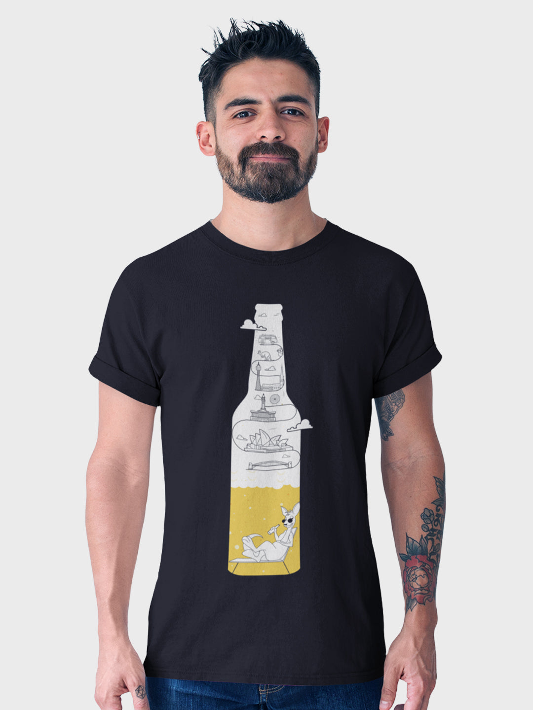 The Chilling Aussie Kangaroo T-Shirt