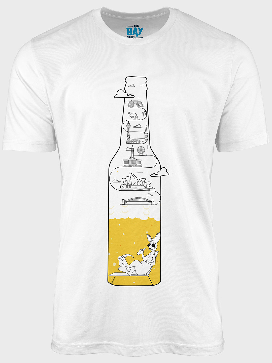 The Chilling Aussie Kangaroo T-Shirt