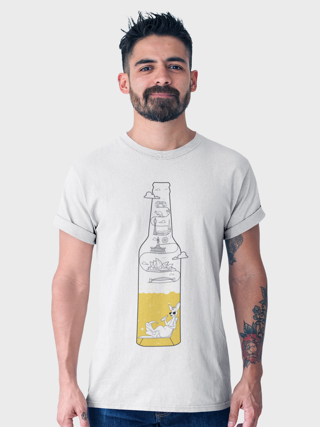 The Chilling Aussie Kangaroo T-Shirt