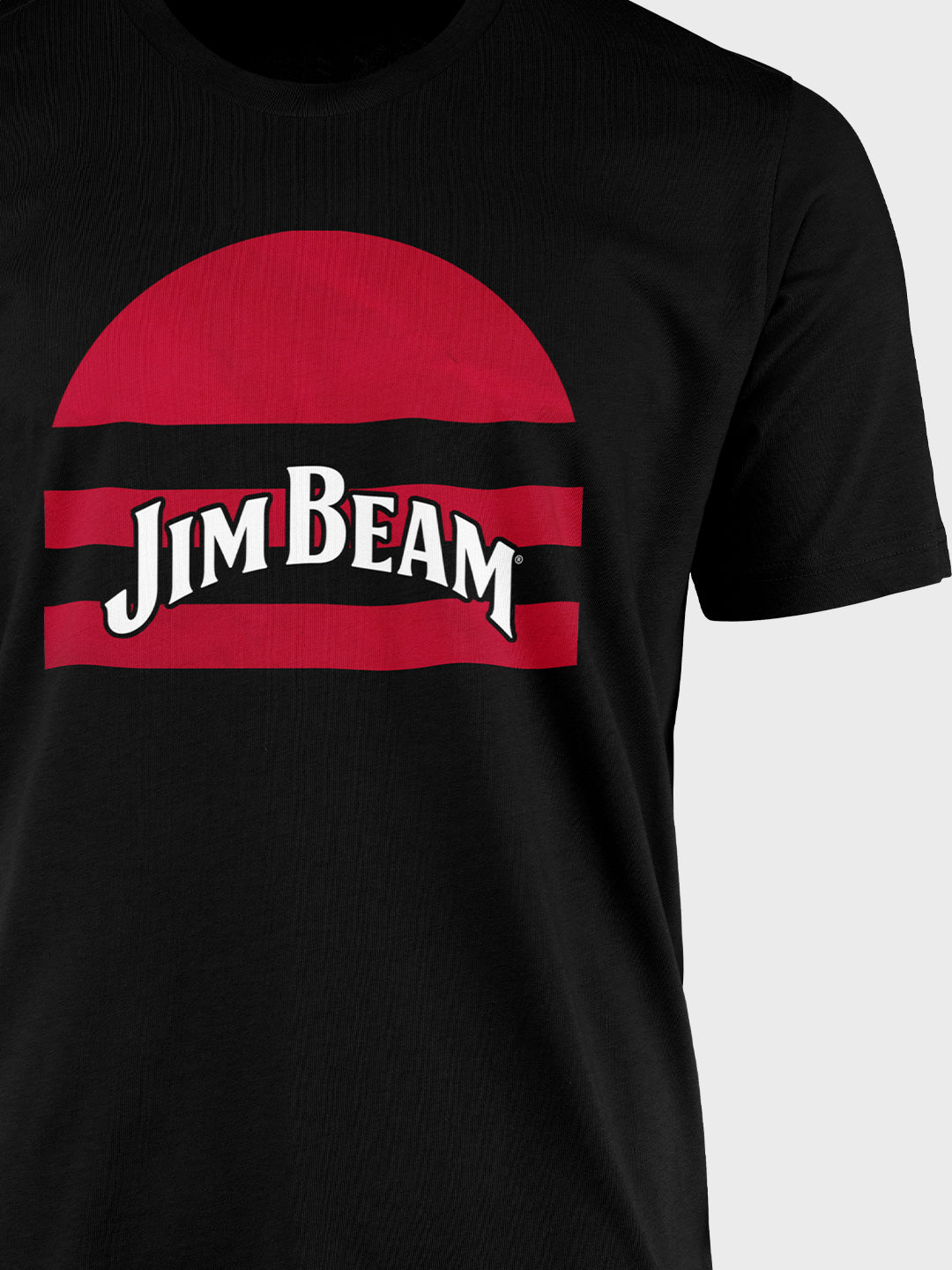 Jim Beam Red Stripes - Designer T-Shirt