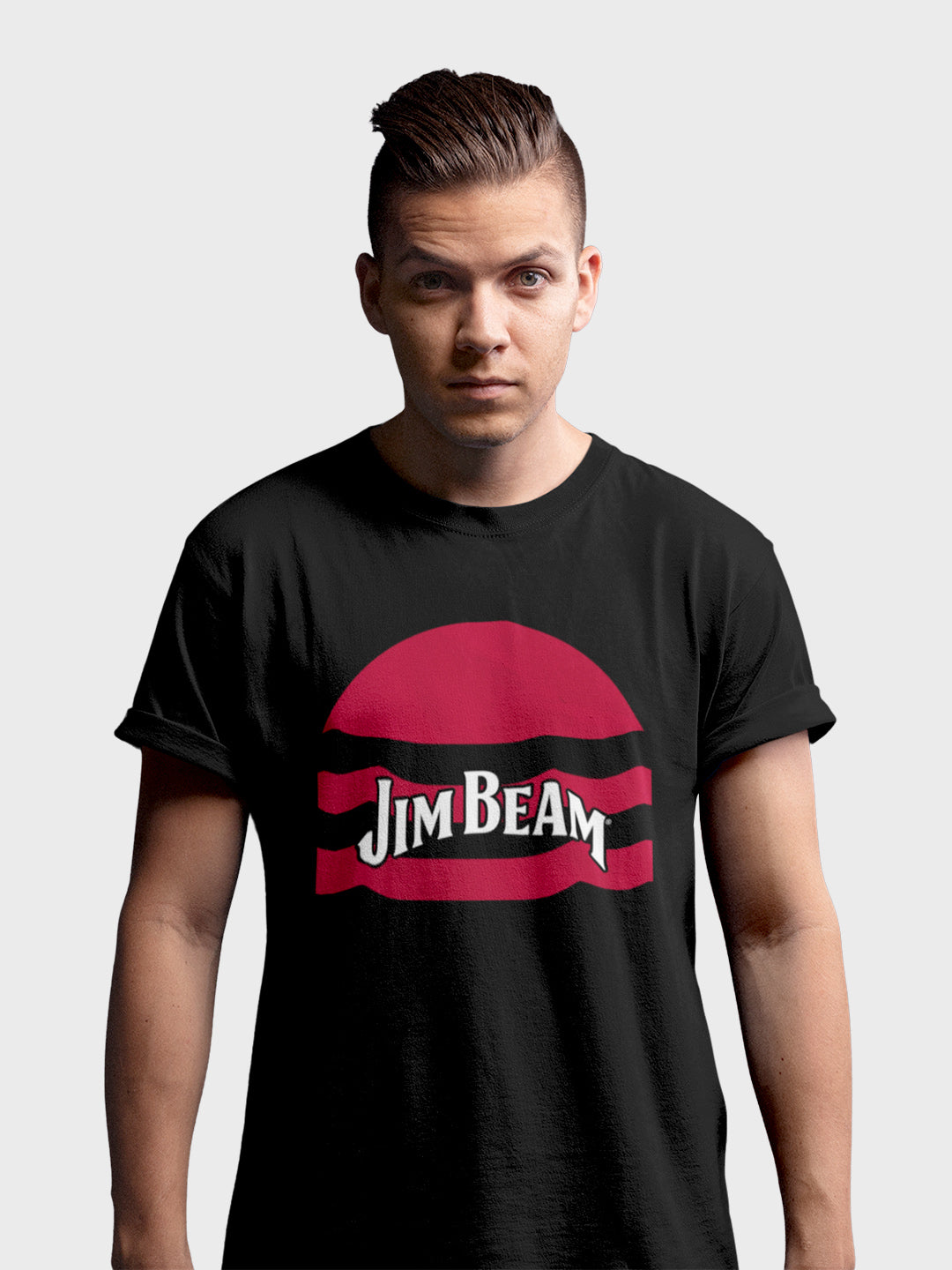 Jim Beam Red Stripes - Designer T-Shirt