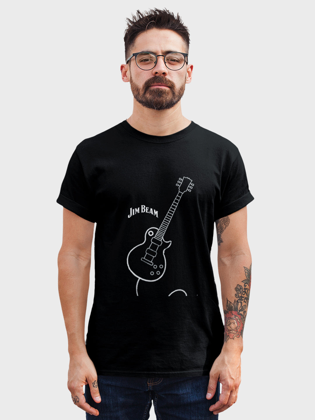 Jim Beam Rock On - Designer T-Shirt