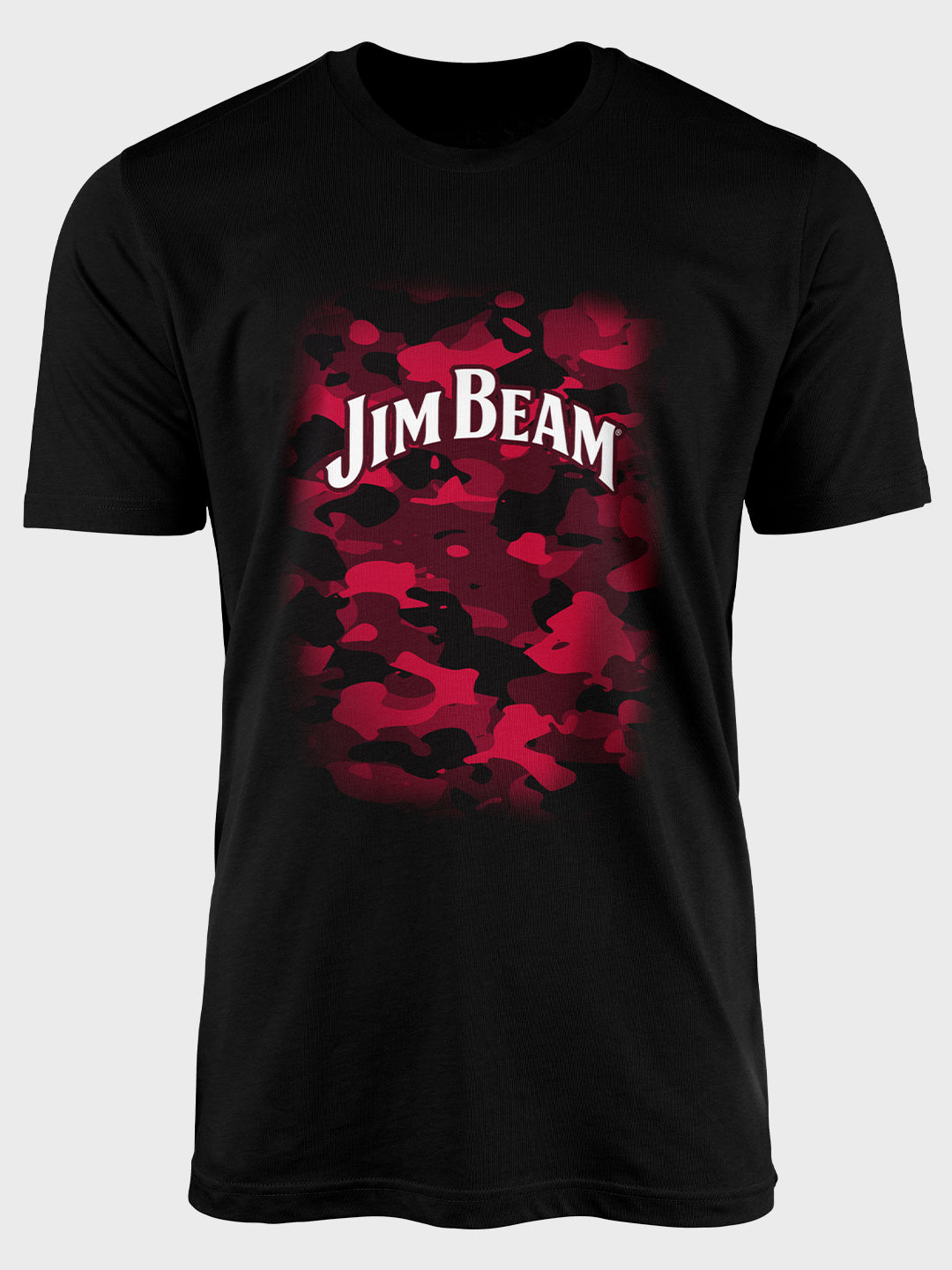 Jim Beam Camo Red - Designer T-Shirt