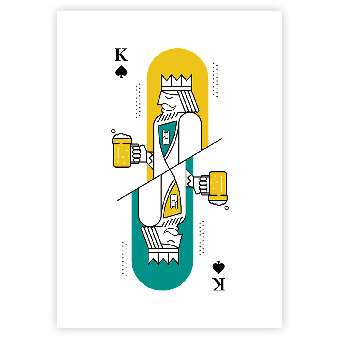 The King Cheers Poster