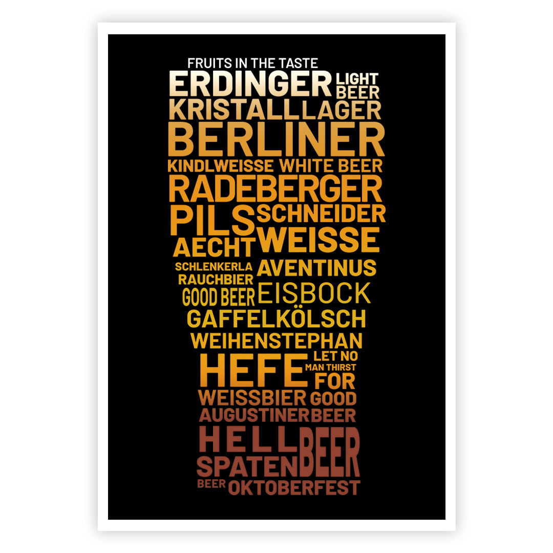 The German Pint Poster