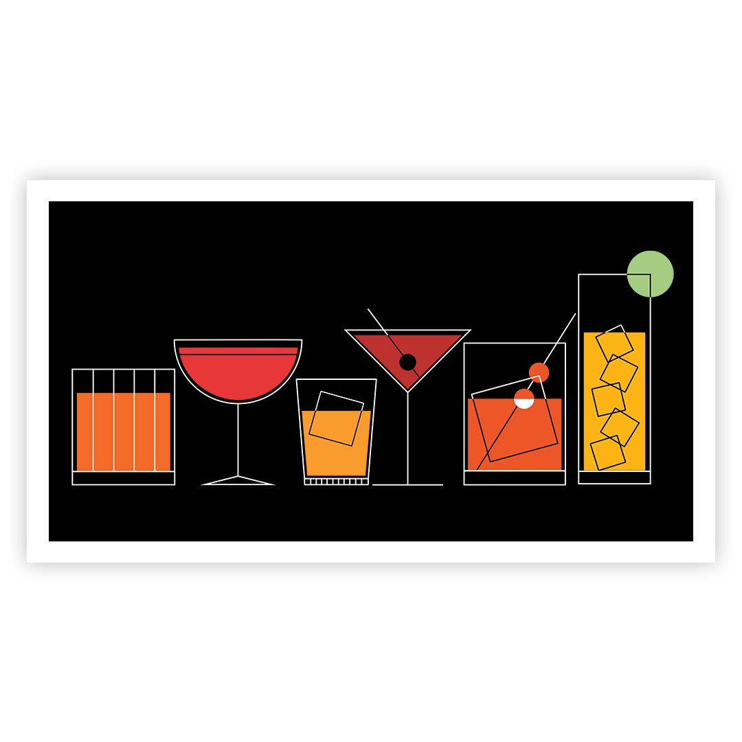 The Saturday Night Poster (Black)