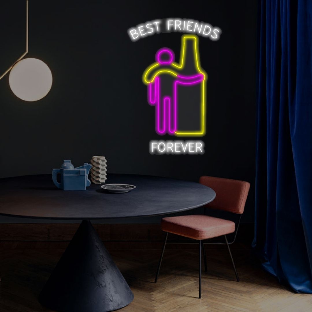 Best Friends Forever Neon Sign